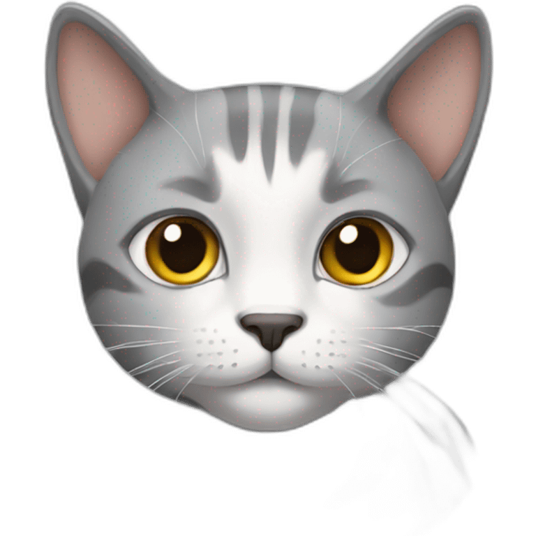 gato gris emoji