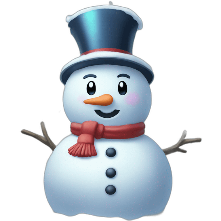 Snowman Statue Epic Mystery Legendary NewYear PokemonTheme Pokeball Snowfall Snowballs emoji