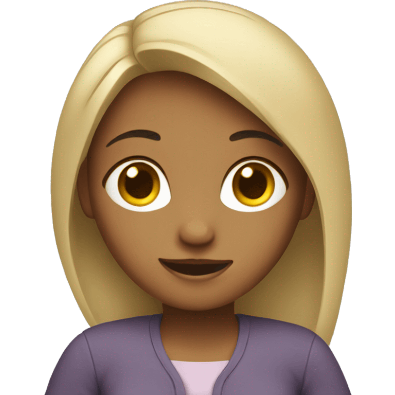 a girl working emoji