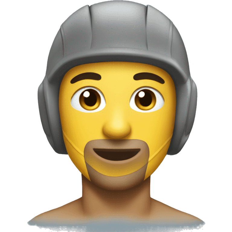 A wet bandit water polo player emoji