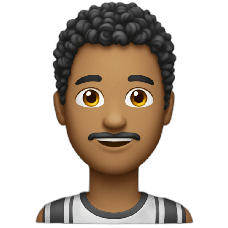 Curly top fade haircut emoji