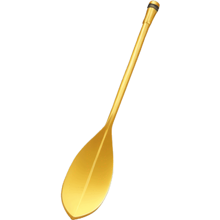 shiny gold oar emoji