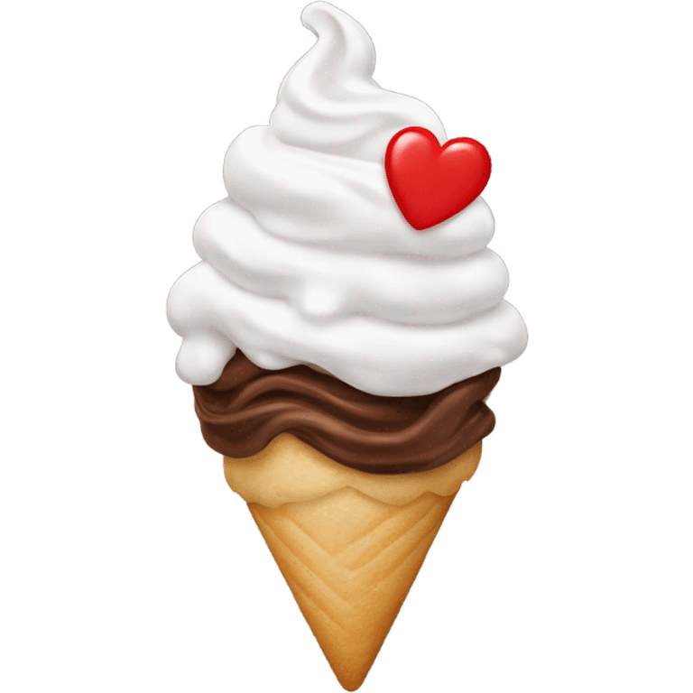 heart shaped whip cream  emoji