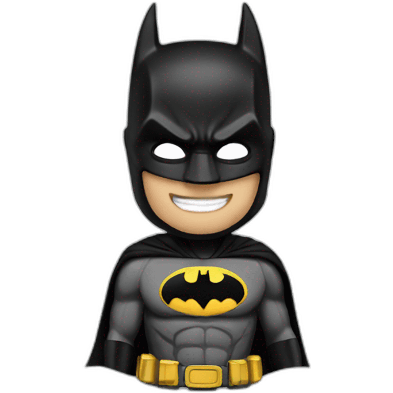 Batman with the smile  emoji