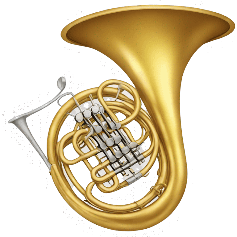 French horn emoji