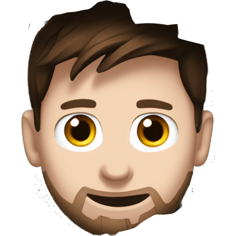 Messi inside a hole emoji