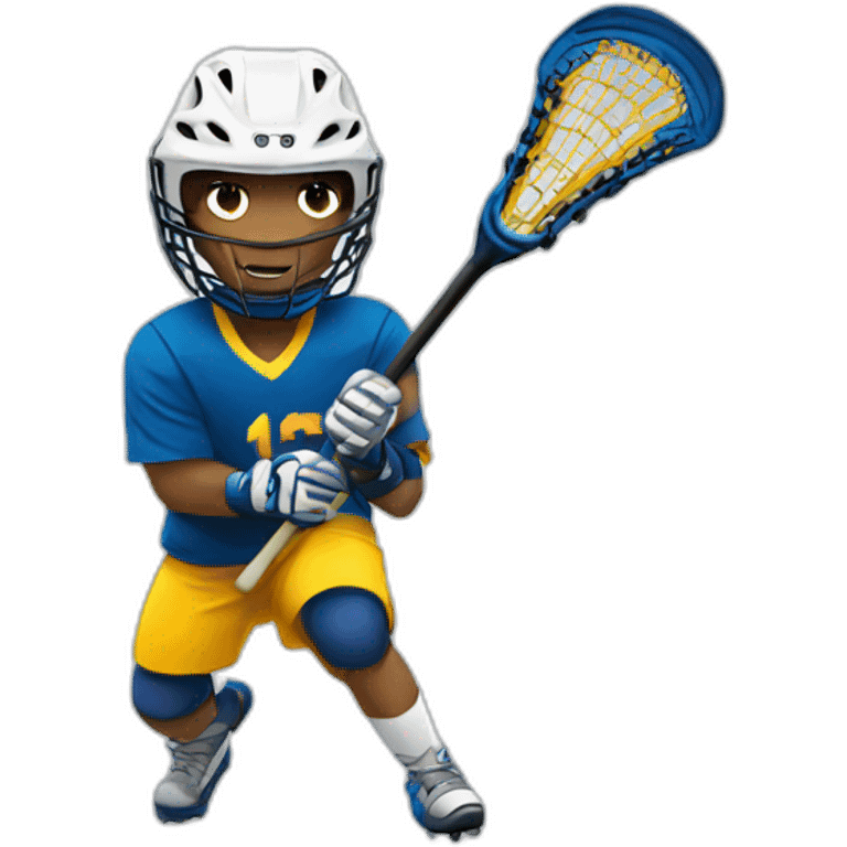 Lacrosse player emoji