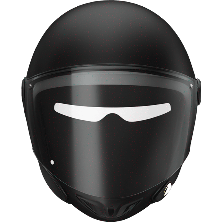 black AGV bike helmet emoji