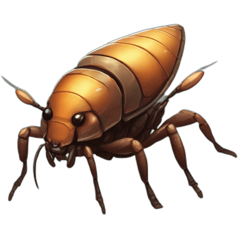 alien Cockroach creature scifi roguelike rpg style inspired by slay the spire digital art emoji