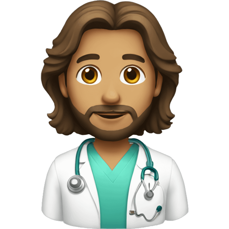 Jesus as male nurse  emoji