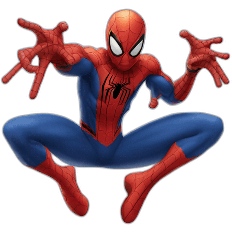 Spider man qui a des bras élastique  emoji