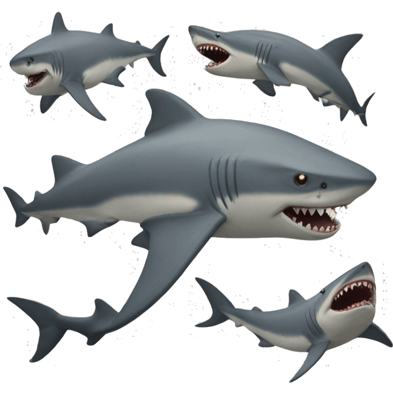 Jeff the land shark emoji