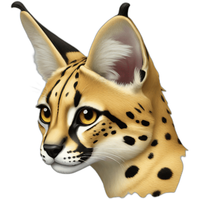 Serval emoji