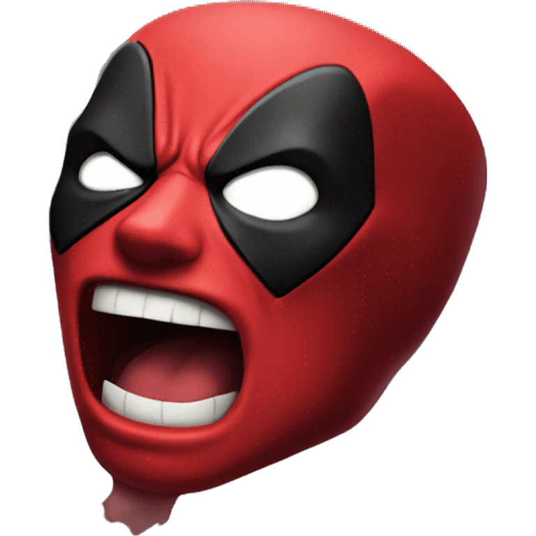 Deadpool screaming  emoji