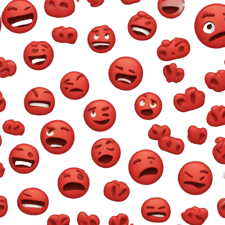 Red emojis emoji