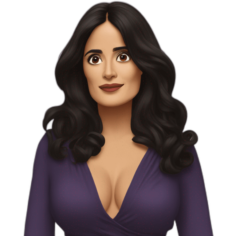 salma hayek emoji