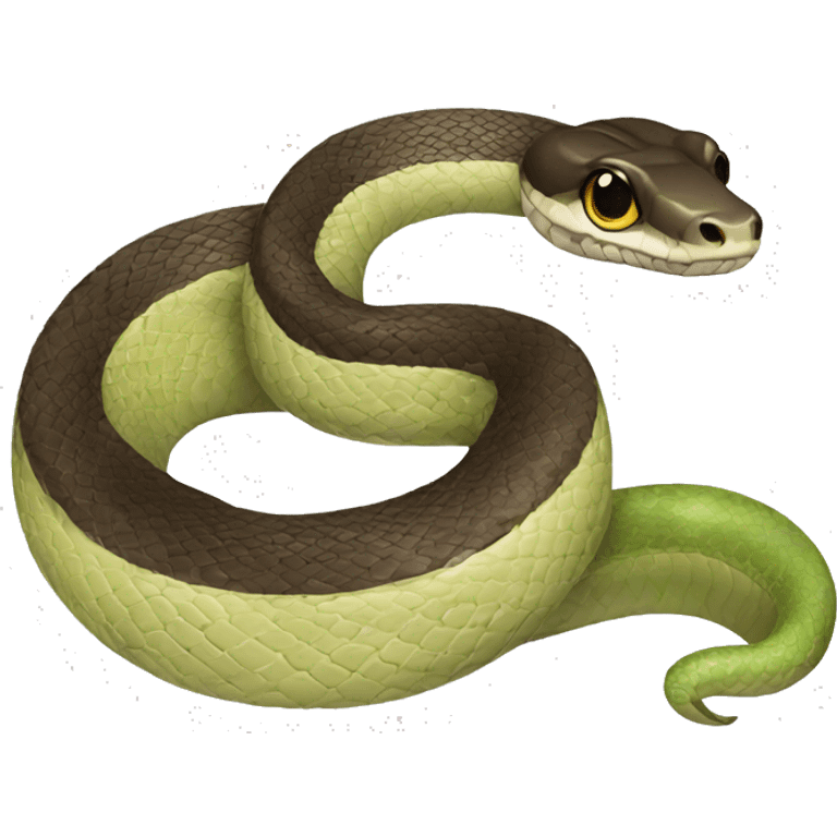 Beautiful snake emoji