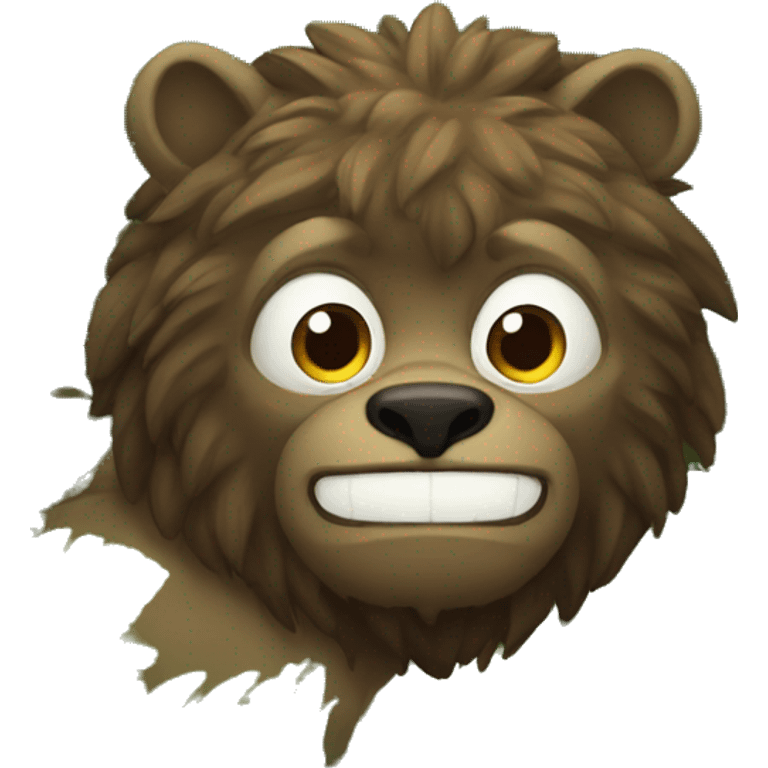 beast in forest emoji