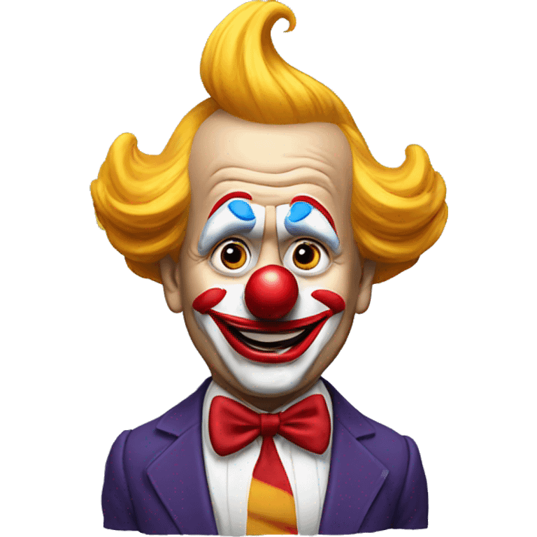 Donald trump as clown emoji