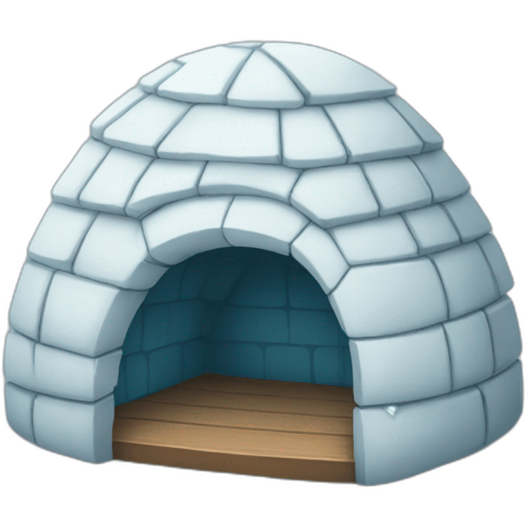 igloo crying with tears emoji