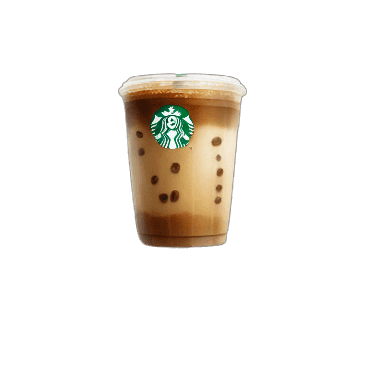 Starbucks ice coffee closed emoji