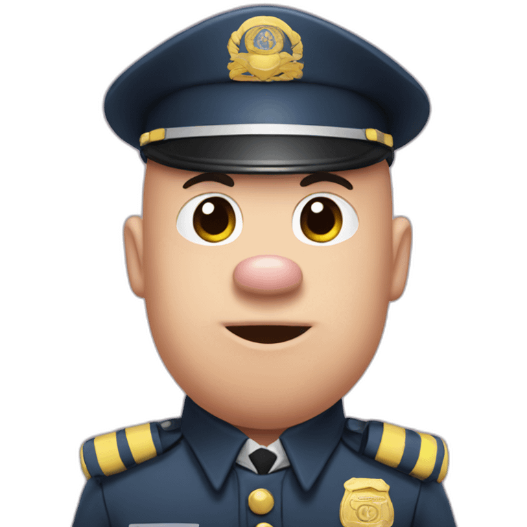 pig officer emoji