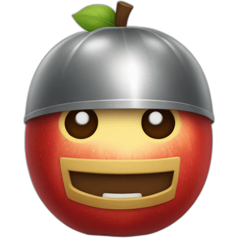 red apple knight emoji