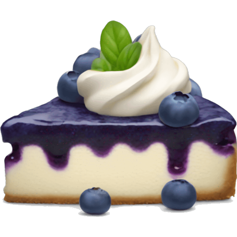 Blueberry Cheesecake  emoji