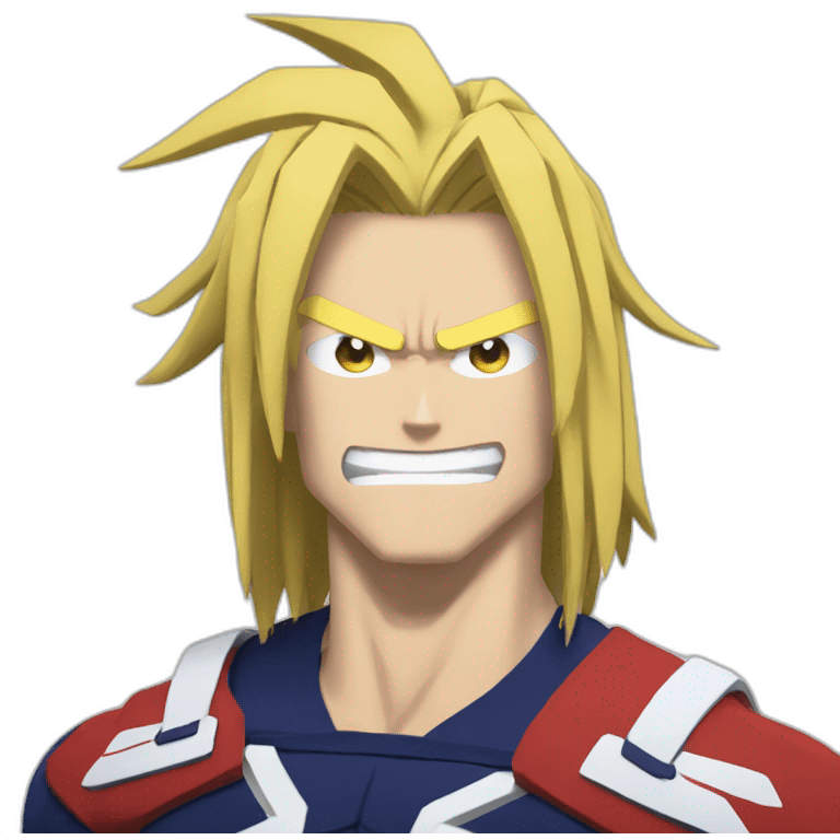 All might my hero academia emoji