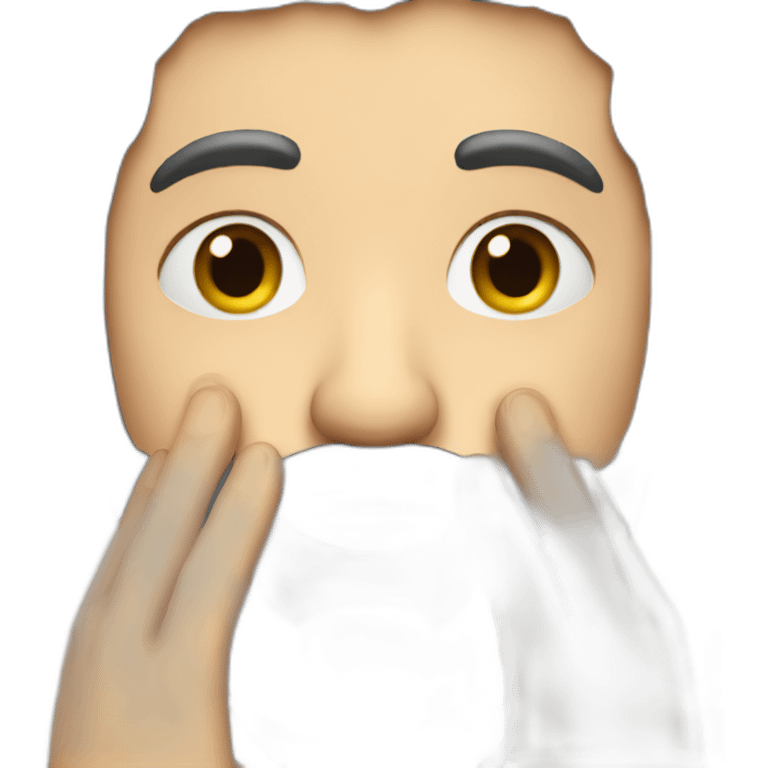 jewish man with beard rubbing hands together emoji