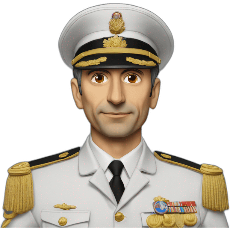 ÉRIC ZEMMOUR president français militaire médaille emoji