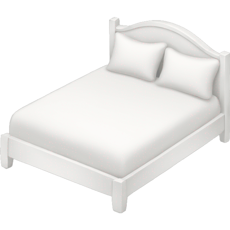 White bed emoji