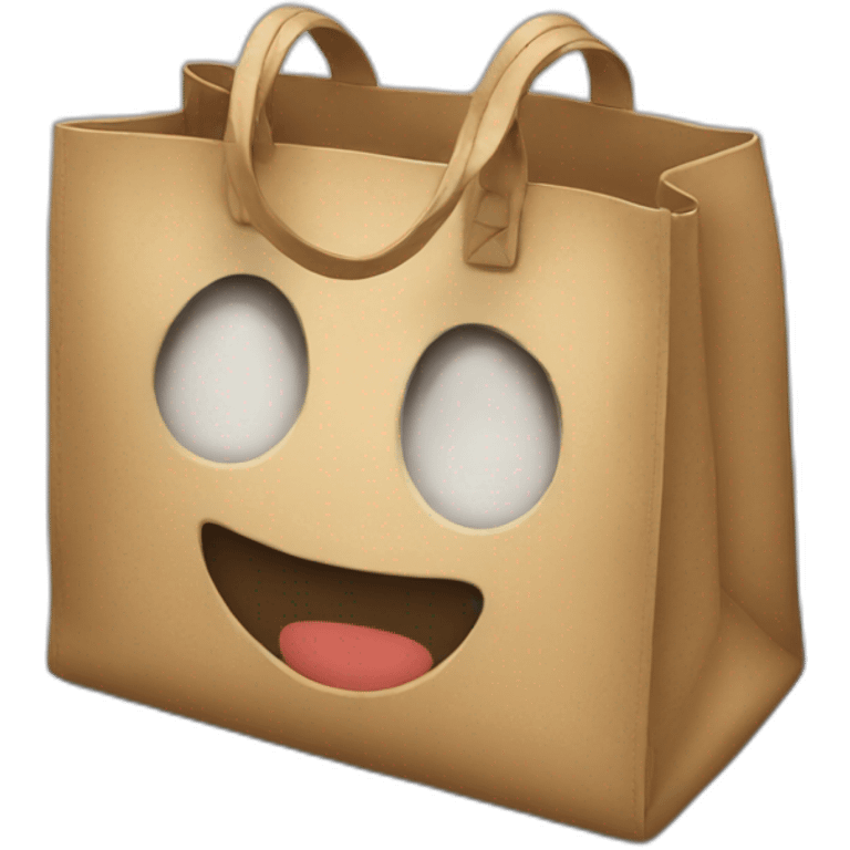 bag smiling emoji