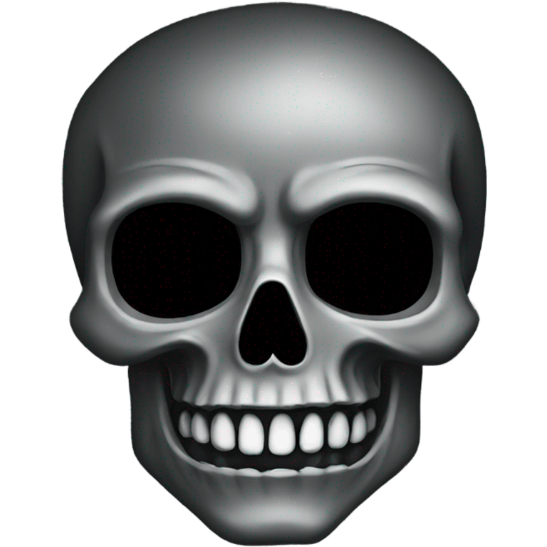 Dark pirate skull emoji