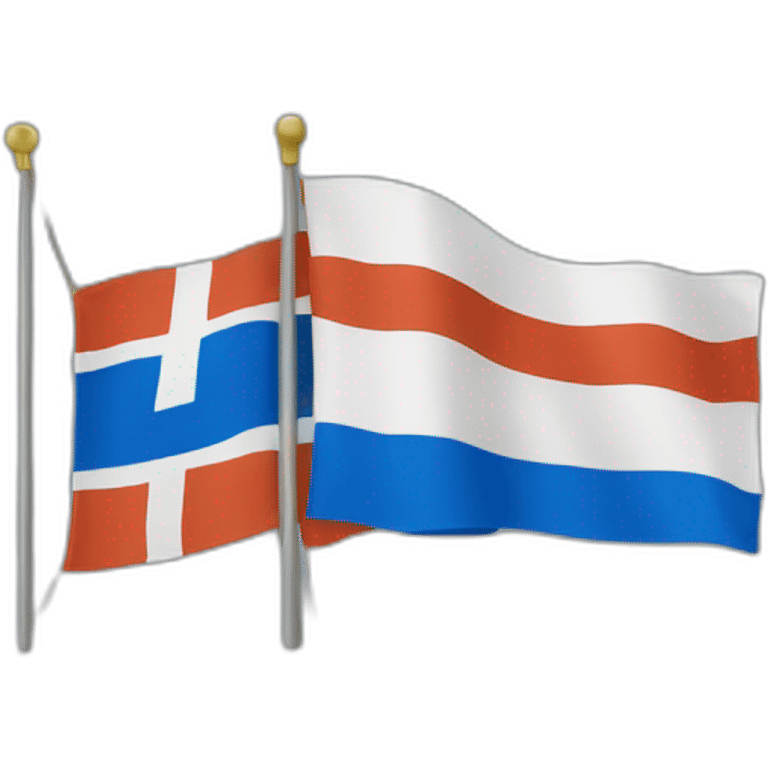 flag of Ingria and Finland emoji