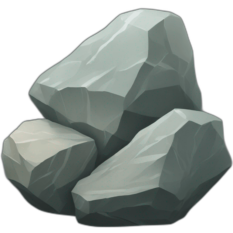 Rock fragmentation emoji