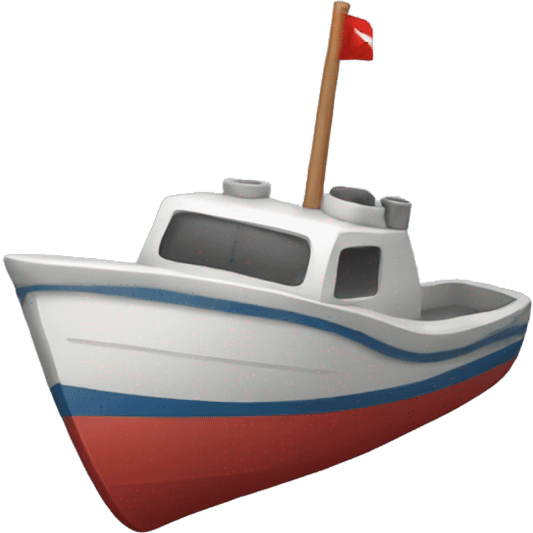 boat side on empty emoji