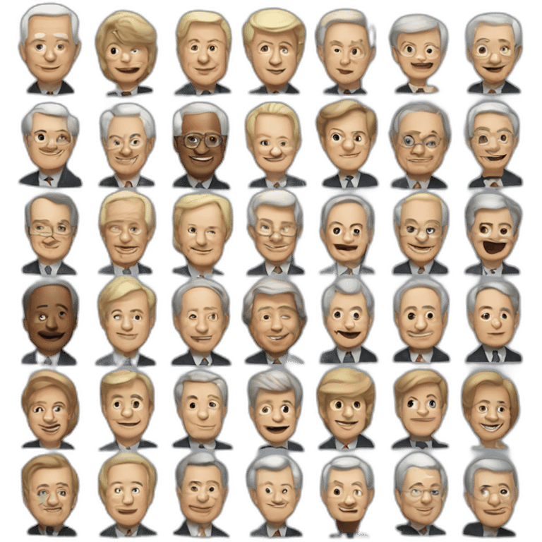 multiple presidents emoji