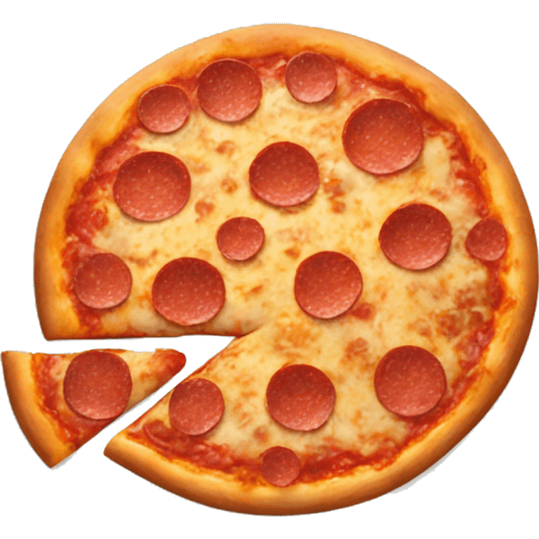 Pepperoni pizza emoji