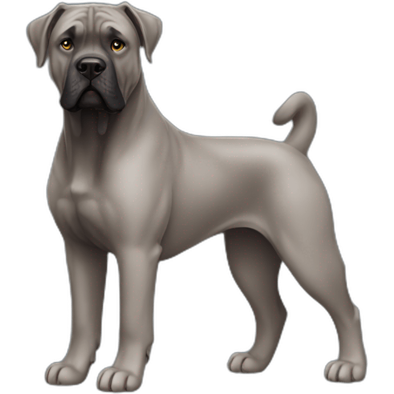 Dog Cane Corso full body emoji