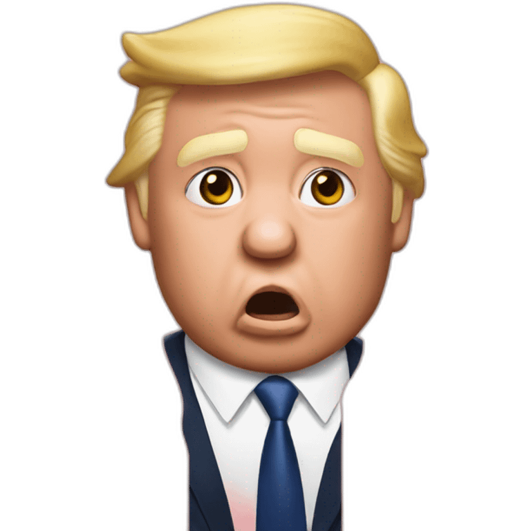 Trump-play-pig emoji