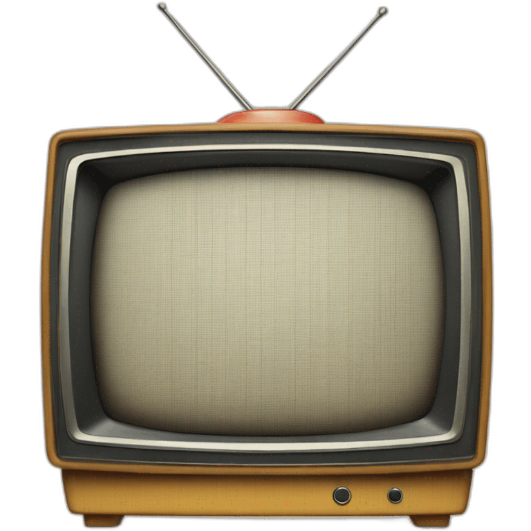 retro tv, with static noise on the screen emoji