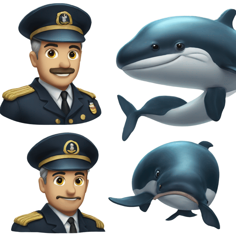 Captain whale emoji