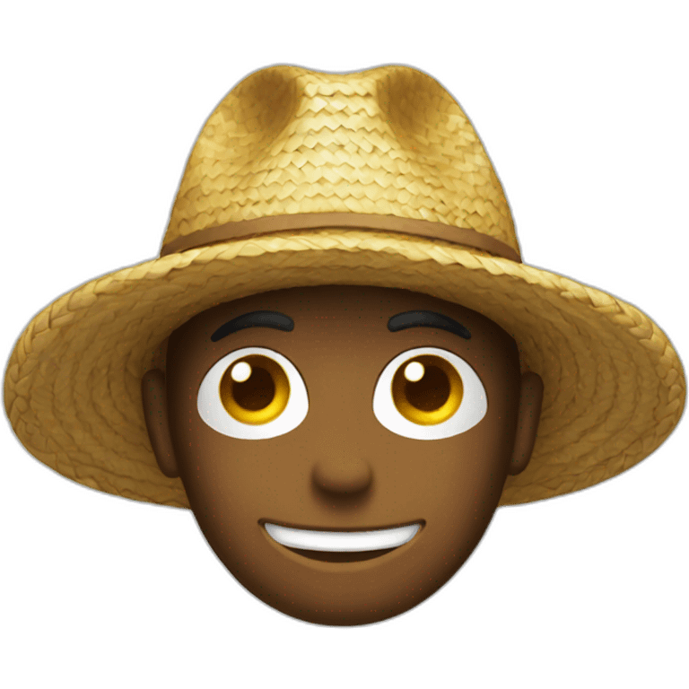 straw hat emoji