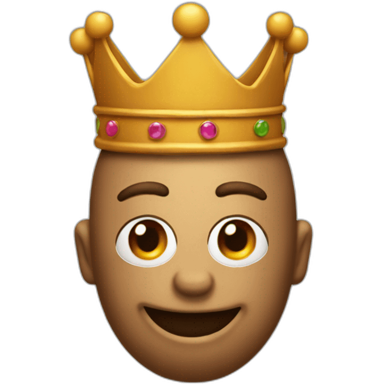 poop-with-a-crown emoji