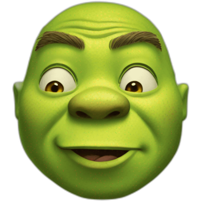 Shrek cring emoji