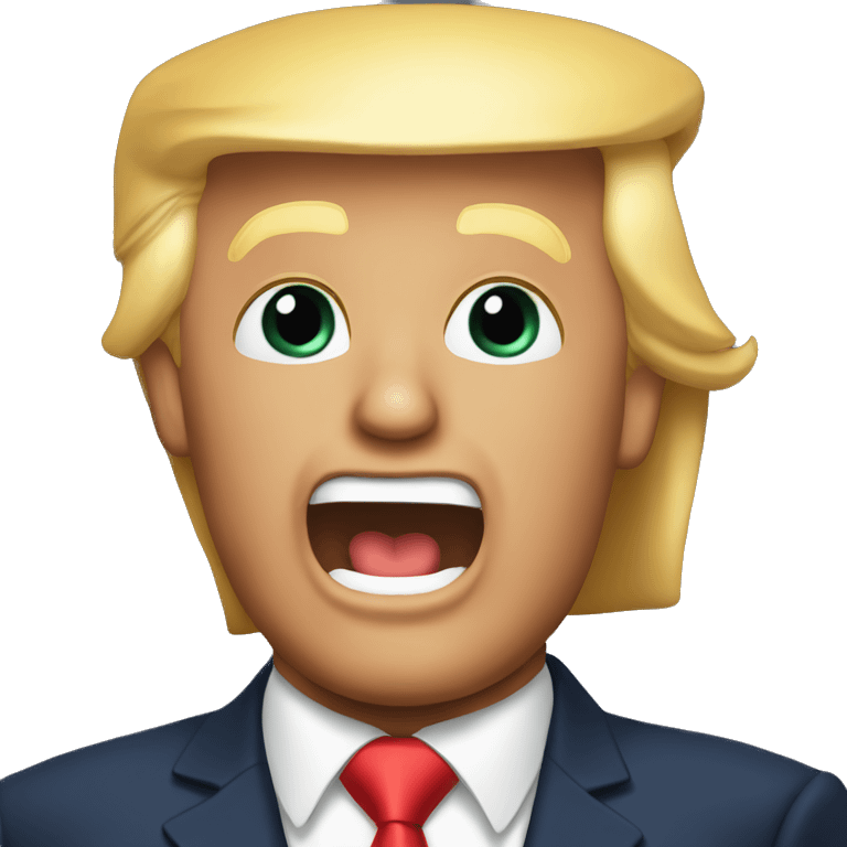 Donald Trump singt emoji