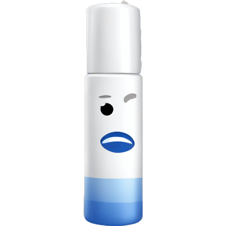 eye cream bottle with label cerave style  emoji