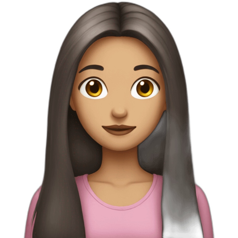 girl with long hair emoji