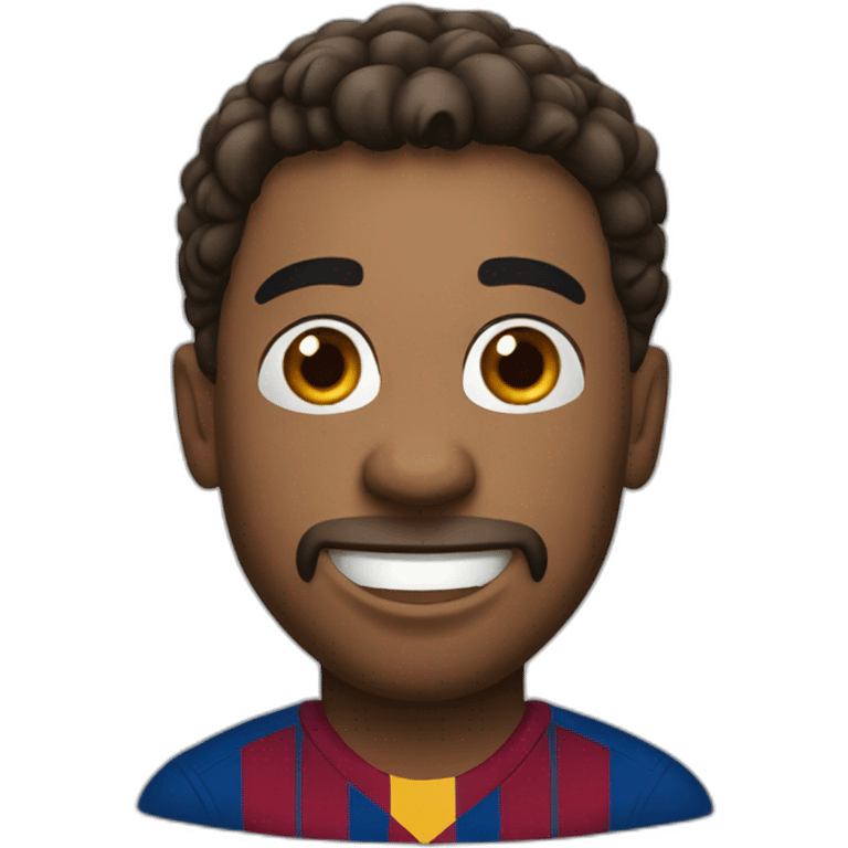 funny barcelona player emoji